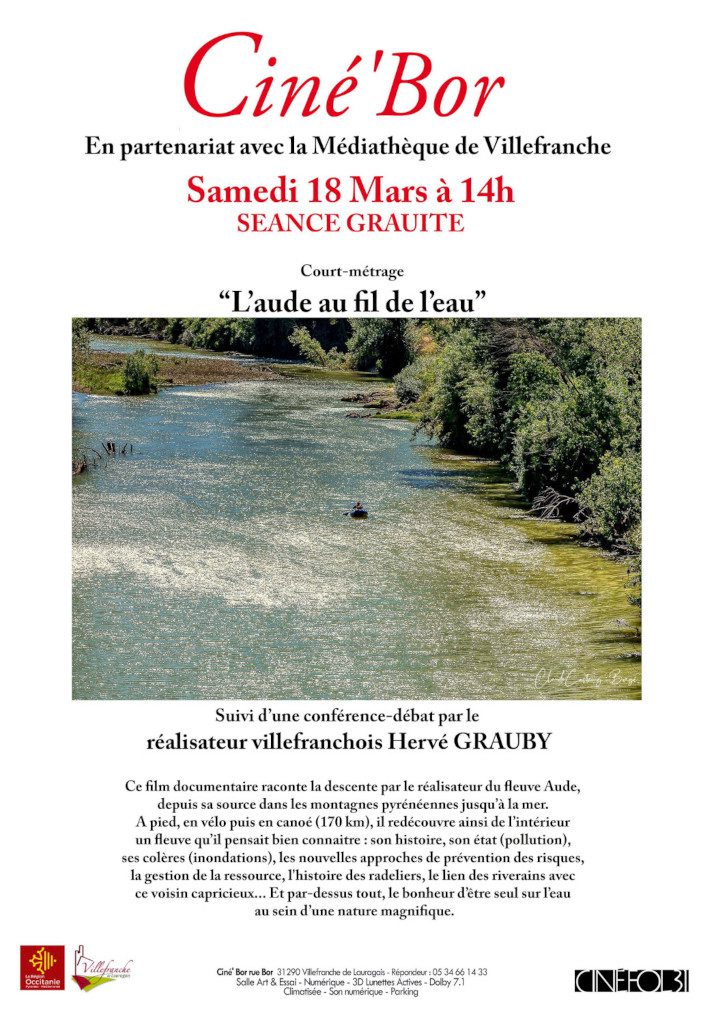 Film "l’Aude au fil de l’eau" - l'affiche